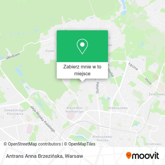 Mapa Antrans Anna Brzezińska