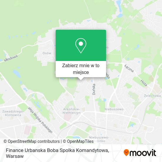 Mapa Finance Urbanska Boba Spolka Komandytowa