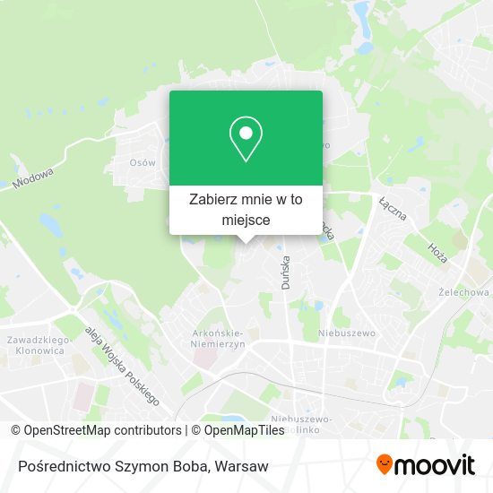 Mapa Pośrednictwo Szymon Boba