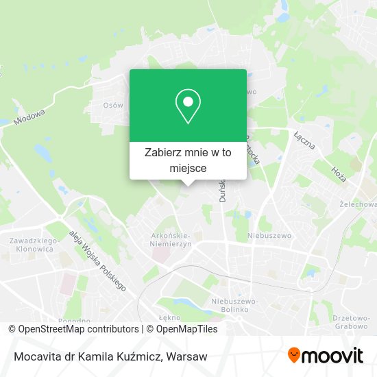 Mapa Mocavita dr Kamila Kuźmicz