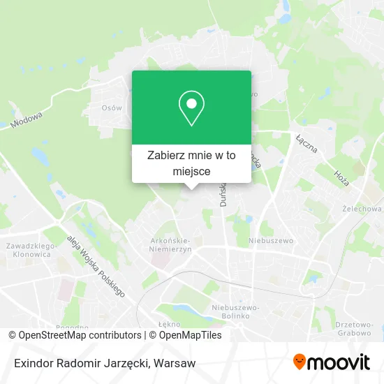 Mapa Exindor Radomir Jarzęcki