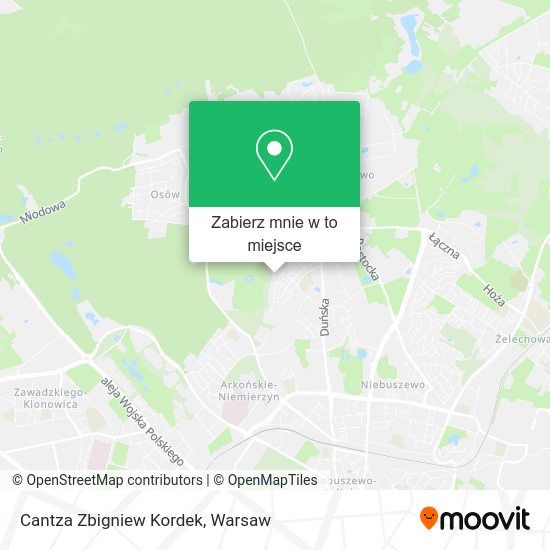 Mapa Cantza Zbigniew Kordek