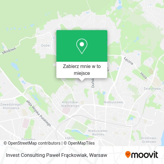 Mapa Invest Consulting Paweł Frąckowiak