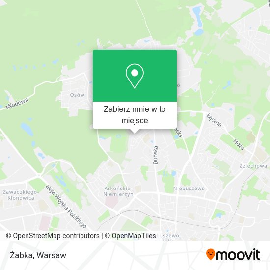 Mapa Żabka