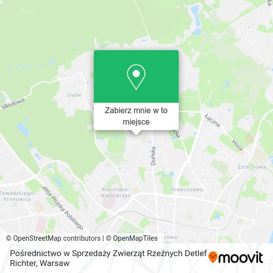 Mapa Pośrednictwo w Sprzedaży Zwierząt Rzeźnych Detlef Richter