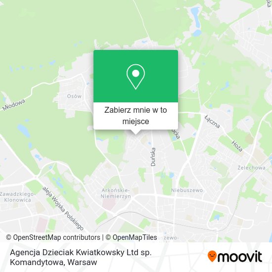 Mapa Agencja Dzieciak Kwiatkowsky Ltd sp. Komandytowa