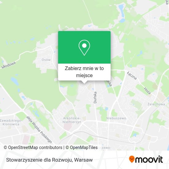 Mapa Stowarzyszenie dla Rozwoju