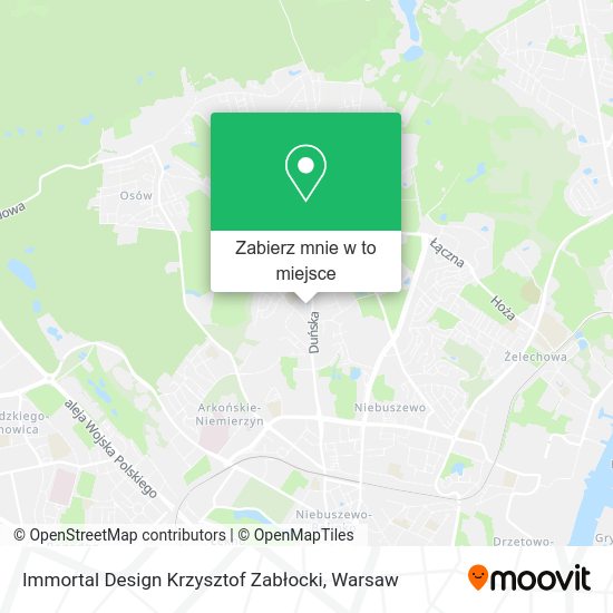 Mapa Immortal Design Krzysztof Zabłocki