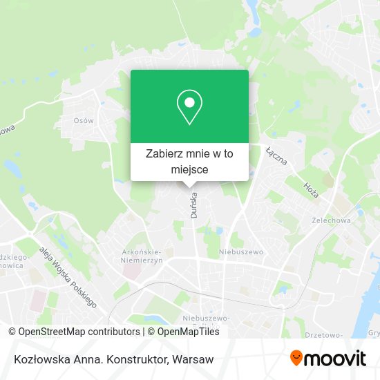 Mapa Kozłowska Anna. Konstruktor