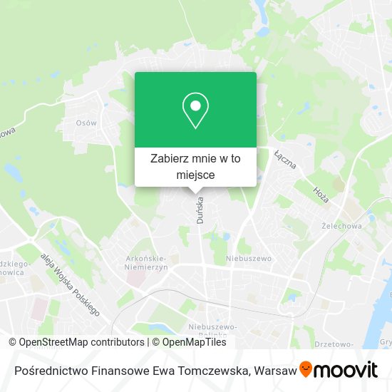 Mapa Pośrednictwo Finansowe Ewa Tomczewska