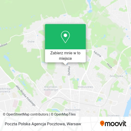 Mapa Poczta Polska Agencja Pocztowa