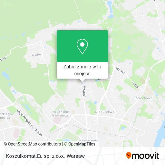 Mapa Koszulkomat.Eu sp. z o.o.