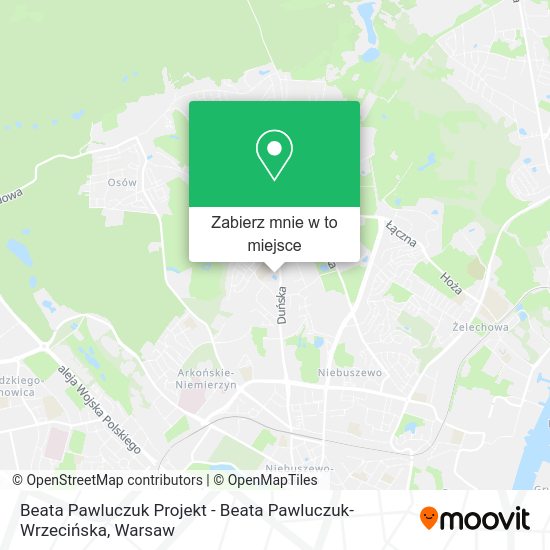 Mapa Beata Pawluczuk Projekt - Beata Pawluczuk-Wrzecińska