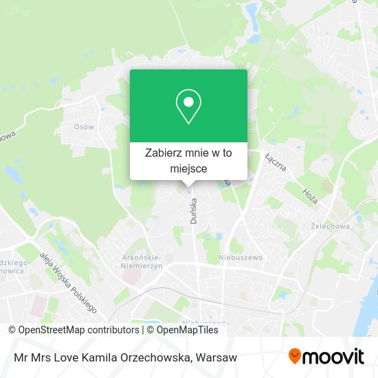 Mapa Mr Mrs Love Kamila Orzechowska