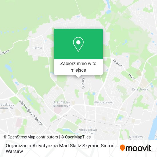 Mapa Organizacja Artystyczna Mad Skillz Szymon Sieroń