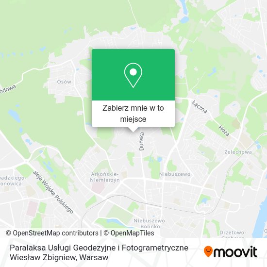 Mapa Paralaksa Usługi Geodezyjne i Fotogrametryczne Wiesław Zbigniew