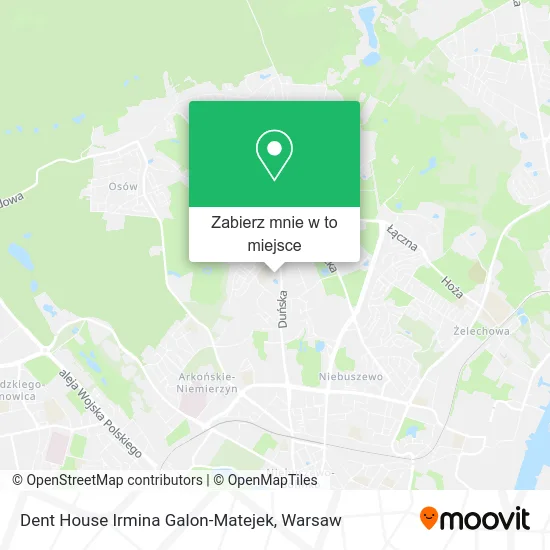 Mapa Dent House Irmina Galon-Matejek