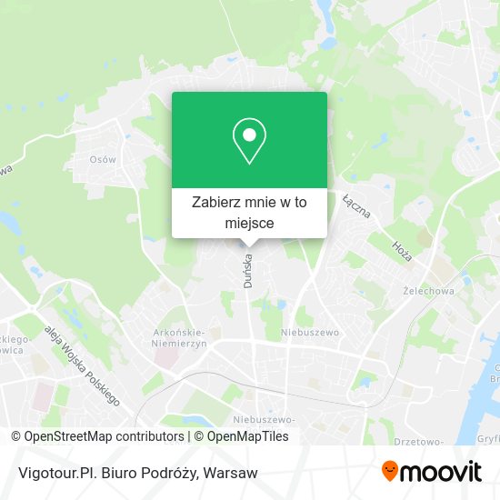 Mapa Vigotour.Pl. Biuro Podróży