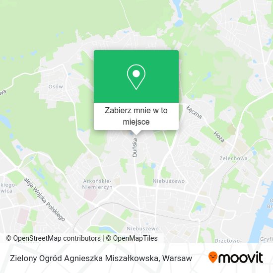 Mapa Zielony Ogród Agnieszka Miszałkowska