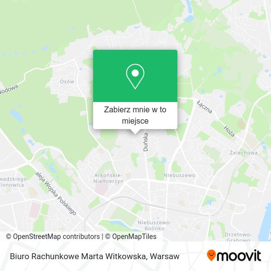 Mapa Biuro Rachunkowe Marta Witkowska