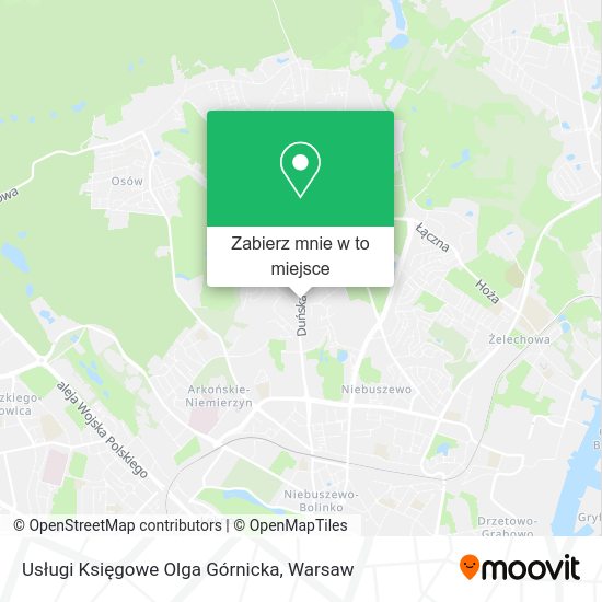 Mapa Usługi Księgowe Olga Górnicka