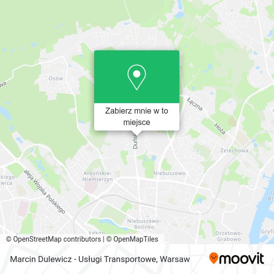 Mapa Marcin Dulewicz - Usługi Transportowe