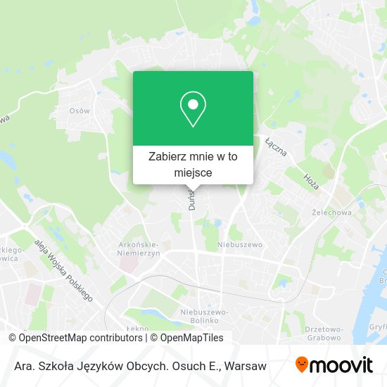 Mapa Ara. Szkoła Języków Obcych. Osuch E.