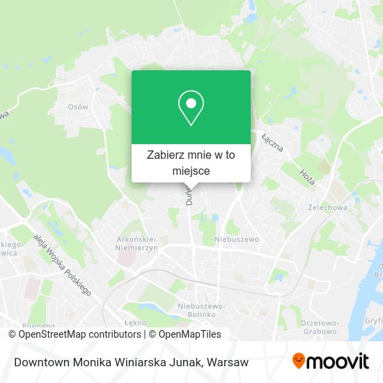 Mapa Downtown Monika Winiarska Junak