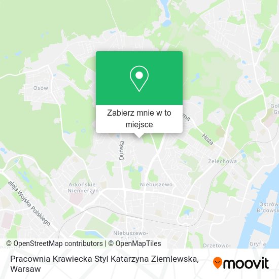 Mapa Pracownia Krawiecka Styl Katarzyna Ziemlewska