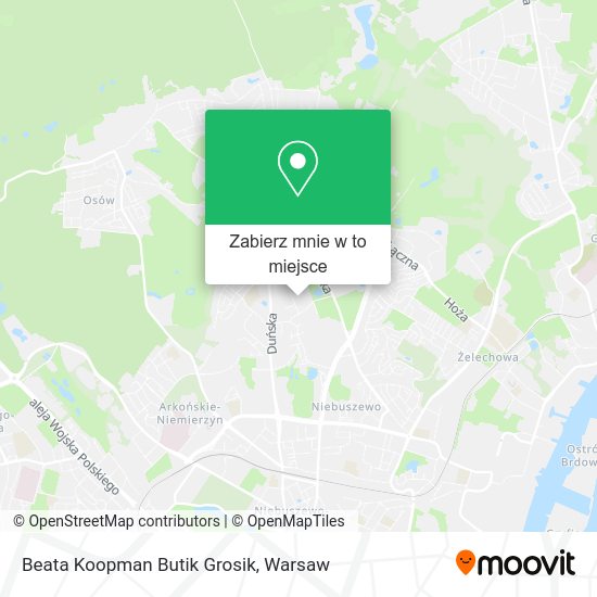 Mapa Beata Koopman Butik Grosik