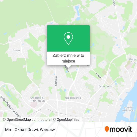 Mapa Mm. Okna i Drzwi