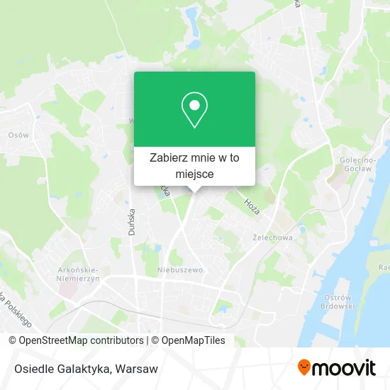 Mapa Osiedle Galaktyka