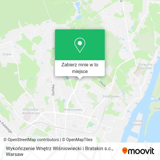 Mapa Wykończenie Wnętrz Wiśniowiecki i Bratakin s.c.