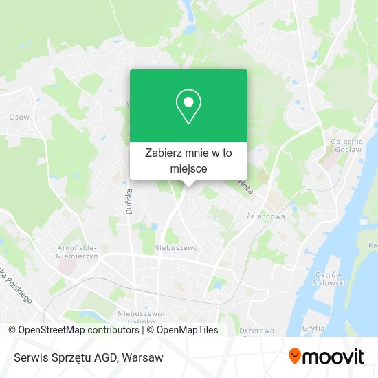 Mapa Serwis Sprzętu AGD