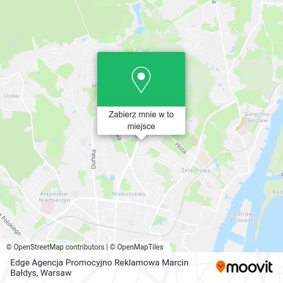 Mapa Edge Agencja Promocyjno Reklamowa Marcin Bałdys