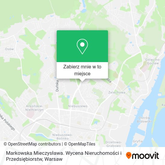 Mapa Markowska Mieczysława. Wycena Nieruchomości i Przedsiębiorstw