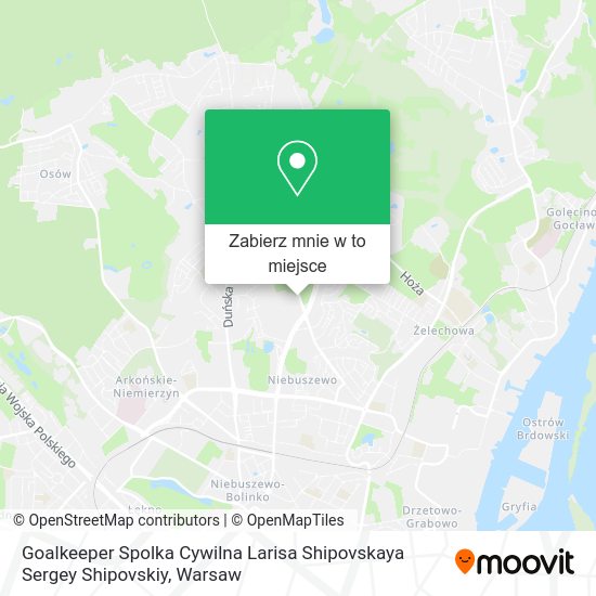 Mapa Goalkeeper Spolka Cywilna Larisa Shipovskaya Sergey Shipovskiy