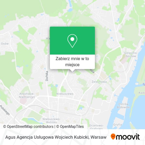 Mapa Agus Agencja Usługowa Wojciech Kubicki