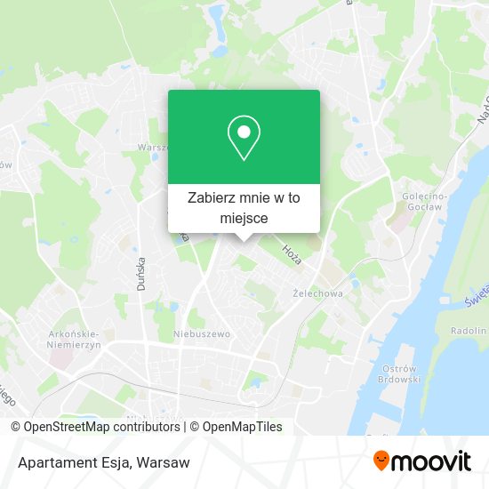 Mapa Apartament Esja