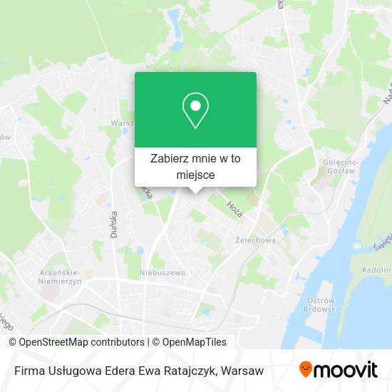 Mapa Firma Usługowa Edera Ewa Ratajczyk