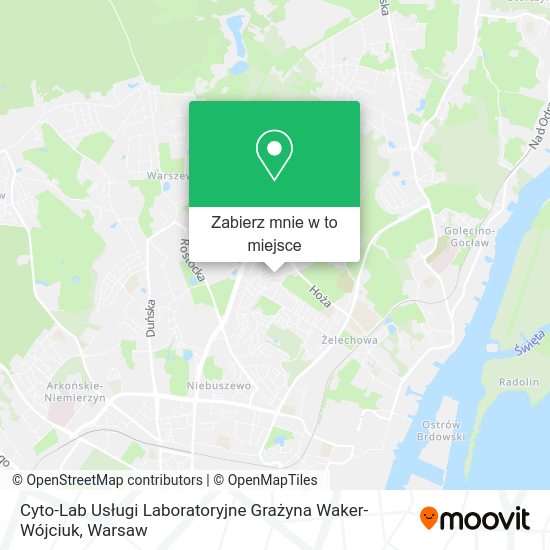 Mapa Cyto-Lab Usługi Laboratoryjne Grażyna Waker-Wójciuk