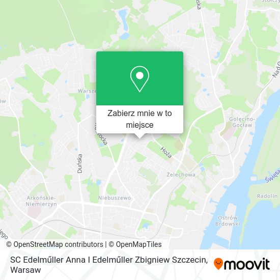 Mapa SC Edelműller Anna I Edelműller Zbigniew Szczecin