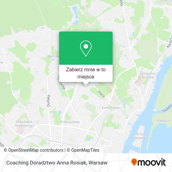 Mapa Coaching Doradztwo Anna Rosiak