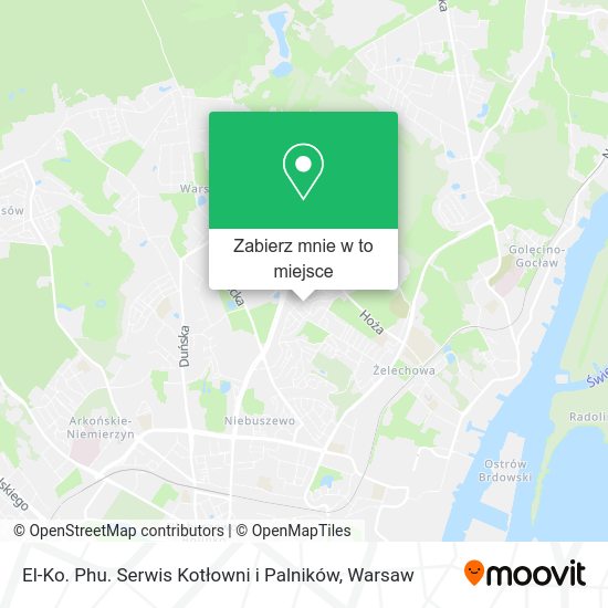 Mapa El-Ko. Phu. Serwis Kotłowni i Palników