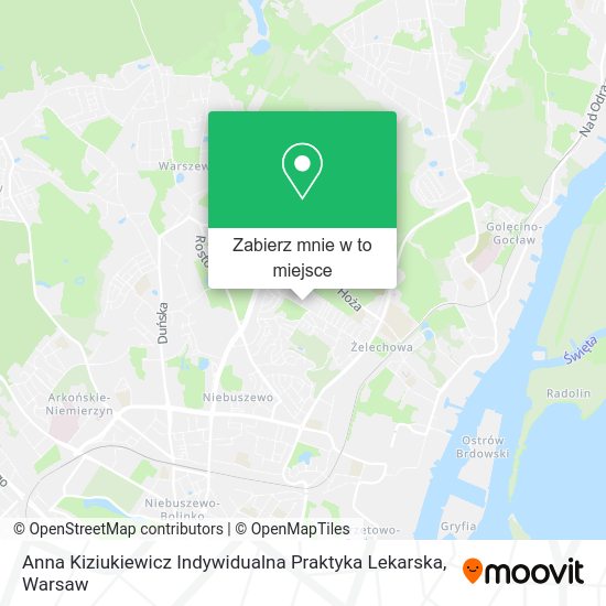 Mapa Anna Kiziukiewicz Indywidualna Praktyka Lekarska