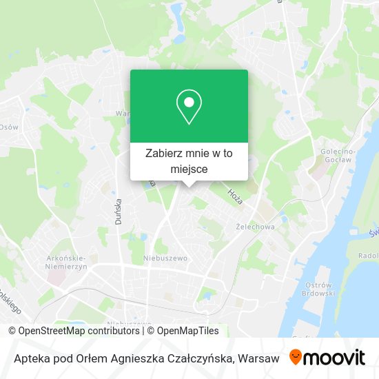 Mapa Apteka pod Orłem Agnieszka Czałczyńska