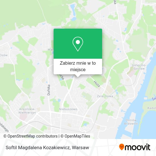 Mapa Softil Magdalena Kozakiewicz