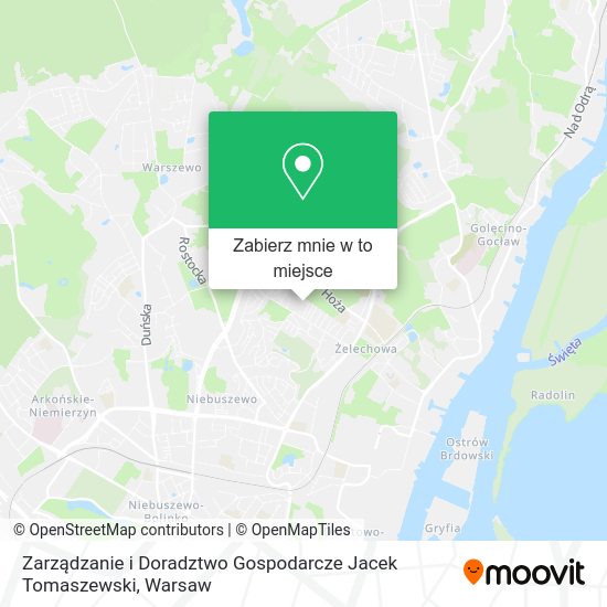 Mapa Zarządzanie i Doradztwo Gospodarcze Jacek Tomaszewski