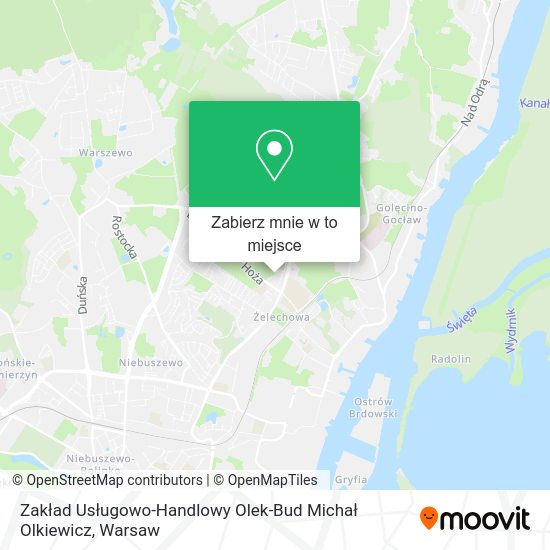 Mapa Zakład Usługowo-Handlowy Olek-Bud Michał Olkiewicz