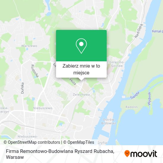 Mapa Firma Remontowo-Budowlana Ryszard Rubacha